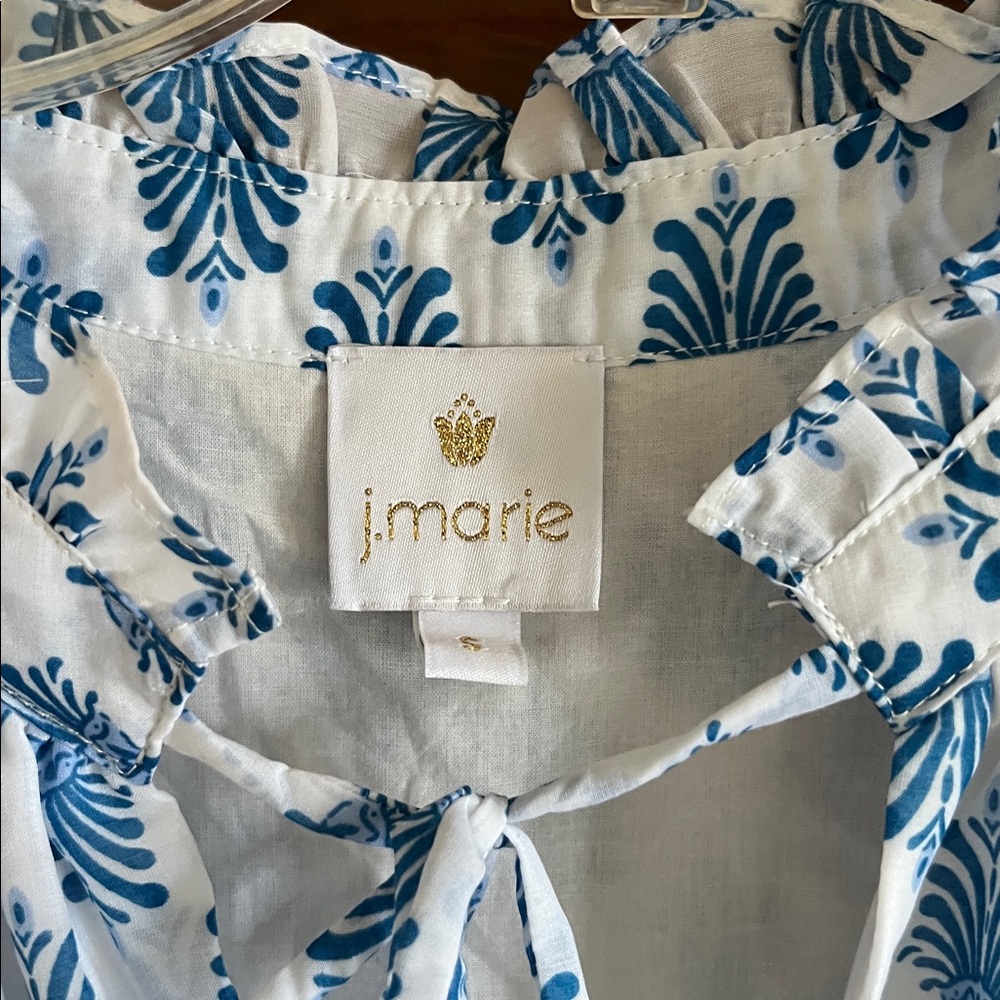 J. Marie Light Blue Floral Tiered Maxi Dress - Picture 2 of 4